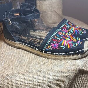 Sam Edelman Embroidered Espadrilles